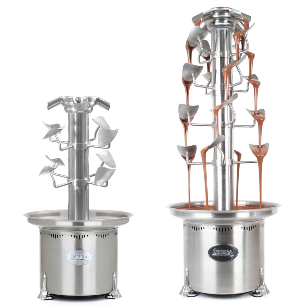 THE CASCADE - 34/44" Cascading Commercial Chocolate Fountain