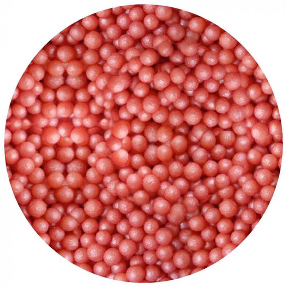 Candy Sprinkle Beads - Red, 26oz Bulk